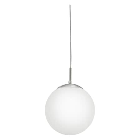 Matte Nickel Rondo Single-Bulb Pendant